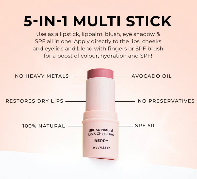 Avocado Zinc Multi Stick SPF50+